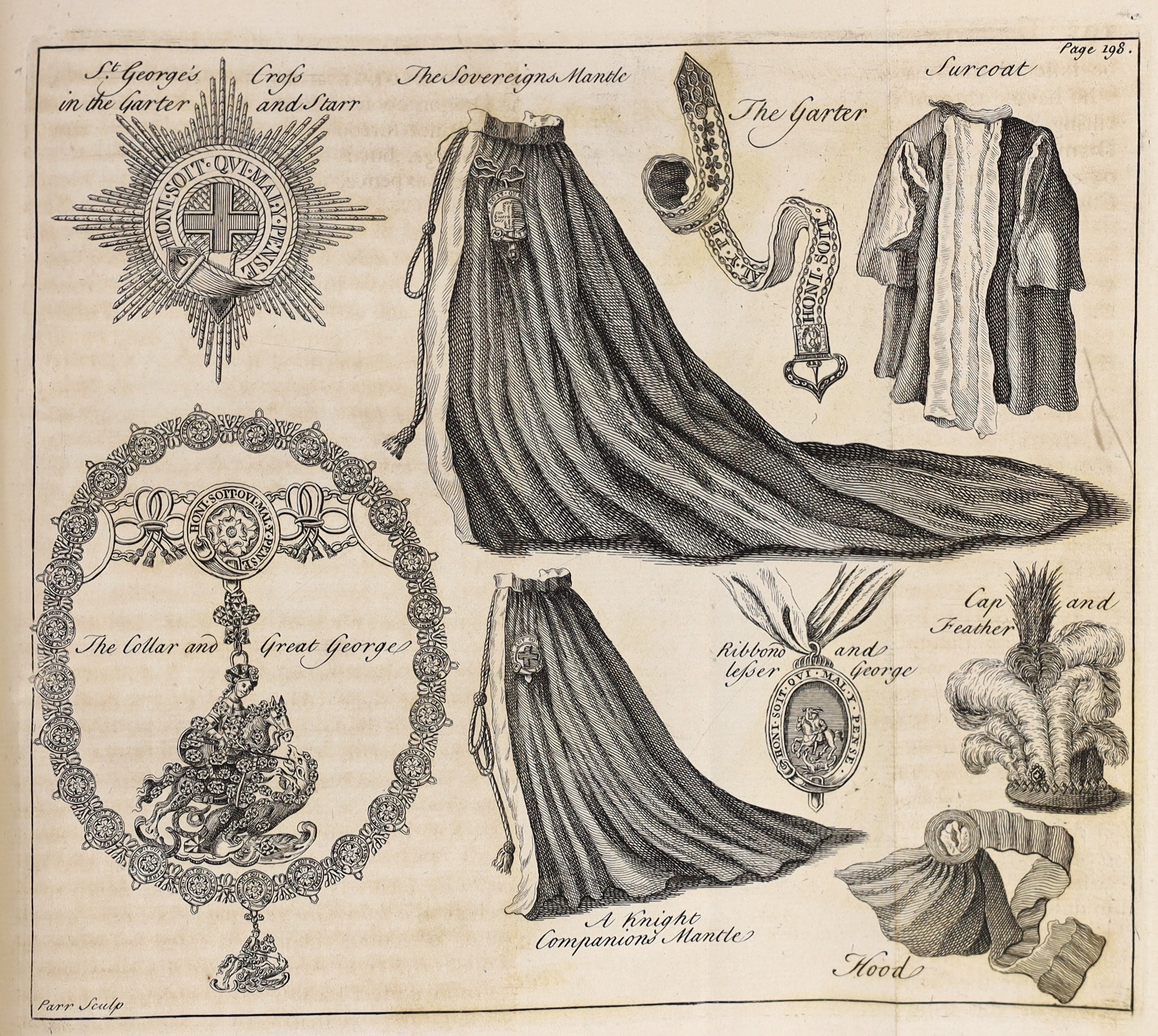 YORK - Cave, Henry - Antiquities of York, folio, half calf, with etched title and 40 plates, R. Ackermann, London, 1813